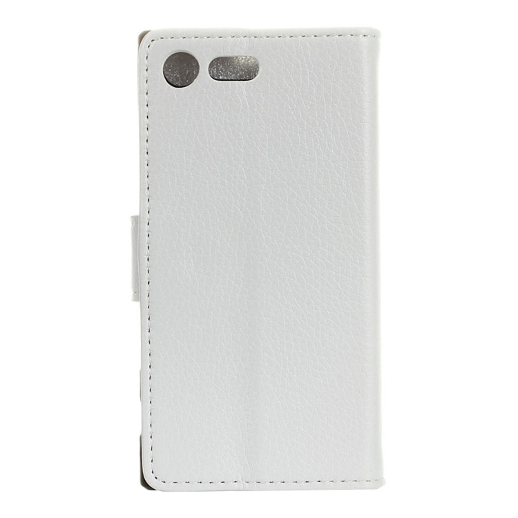 For Sony Xperia X Compact Litchi Texture Horizontal Flip PU Leather Case with Magnetic Buckle & Holder & Card Slots & Wallet & Photo Frame