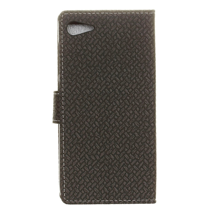For Lenovo ZUK Z2 Weaving Texture Horizontal Flip PU Leather Case with Magnetic Buckle & Holder & Card Slots & Wallet & Photo Frame