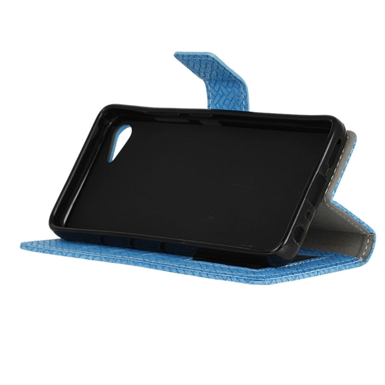 For Lenovo ZUK Z2 Weaving Texture Horizontal Flip PU Leather Case with Magnetic Buckle & Holder & Card Slots & Wallet & Photo Frame
