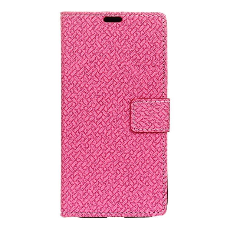 For Lenovo ZUK Z2 Weaving Texture Horizontal Flip PU Leather Case with Magnetic Buckle & Holder & Card Slots & Wallet & Photo Frame