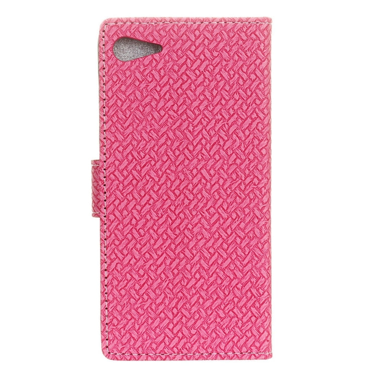 For Lenovo ZUK Z2 Weaving Texture Horizontal Flip PU Leather Case with Magnetic Buckle & Holder & Card Slots & Wallet & Photo Frame