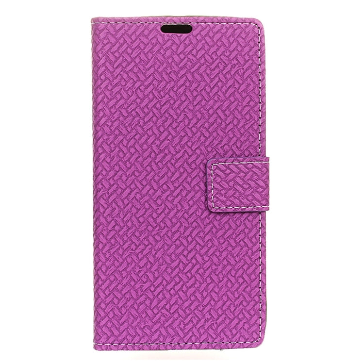 For Lenovo ZUK Z2 Weaving Texture Horizontal Flip PU Leather Case with Magnetic Buckle & Holder & Card Slots & Wallet & Photo Frame
