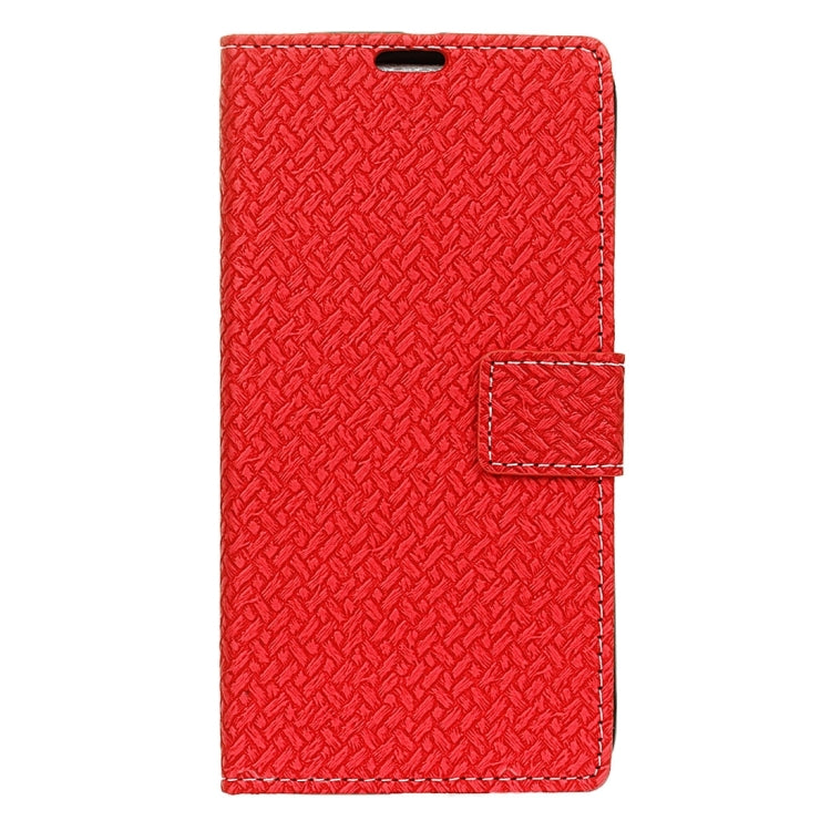 For Lenovo ZUK Z2 Weaving Texture Horizontal Flip PU Leather Case with Magnetic Buckle & Holder & Card Slots & Wallet & Photo Frame