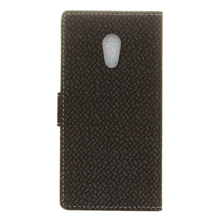 For Meizu Pro 6 Weaving Texture Horizontal Flip PU Leather Case with Magnetic Buckle & Holder & Card Slots & Wallet & Photo Frame