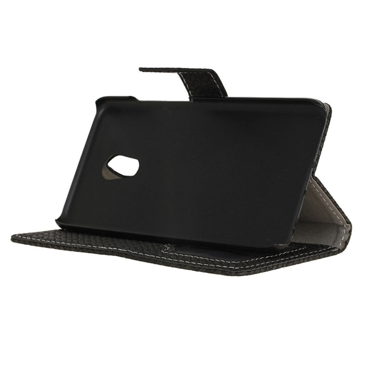 For Meizu Pro 6 Weaving Texture Horizontal Flip PU Leather Case with Magnetic Buckle & Holder & Card Slots & Wallet & Photo Frame