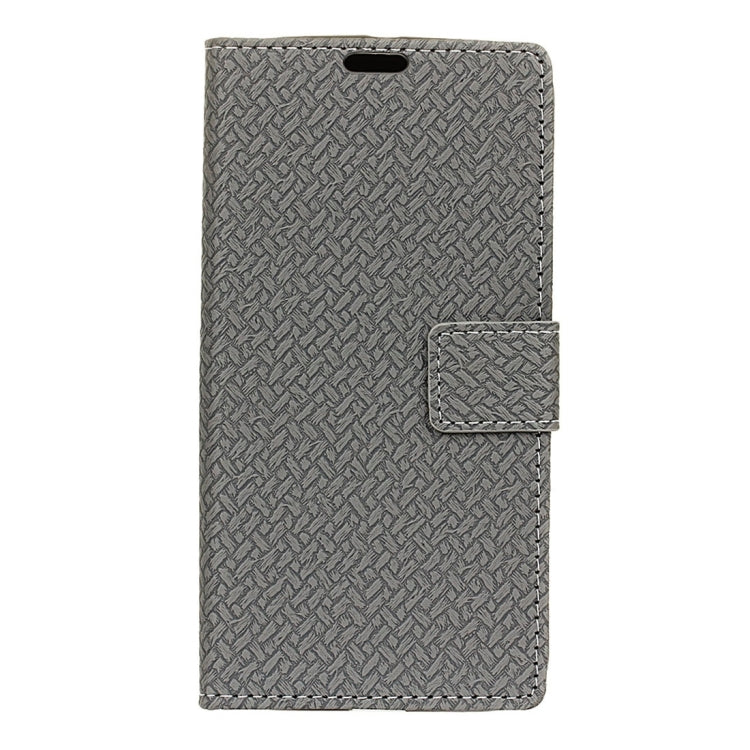 For Meizu Pro 6 Weaving Texture Horizontal Flip PU Leather Case with Magnetic Buckle & Holder & Card Slots & Wallet & Photo Frame