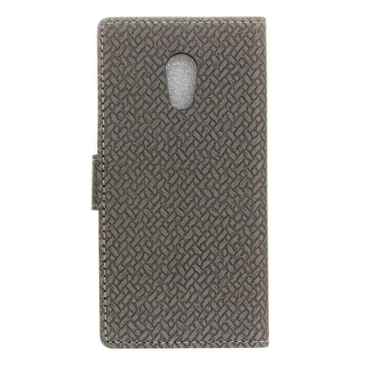For Meizu Pro 6 Weaving Texture Horizontal Flip PU Leather Case with Magnetic Buckle & Holder & Card Slots & Wallet & Photo Frame