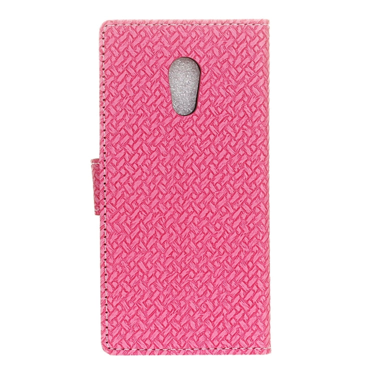 For Meizu Pro 6 Weaving Texture Horizontal Flip PU Leather Case with Magnetic Buckle & Holder & Card Slots & Wallet & Photo Frame