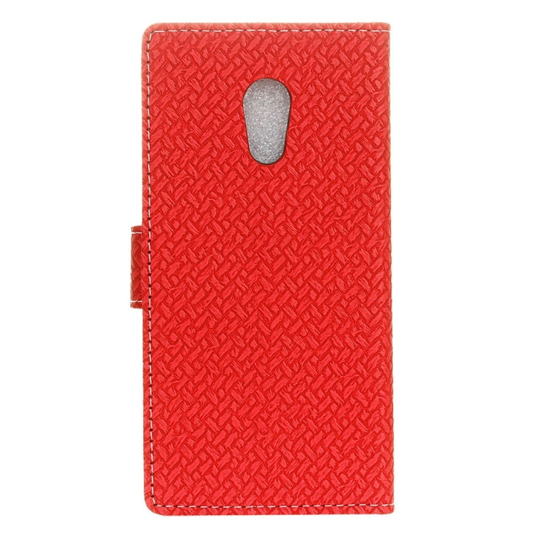 For Meizu Pro 6 Weaving Texture Horizontal Flip PU Leather Case with Magnetic Buckle & Holder & Card Slots & Wallet & Photo Frame