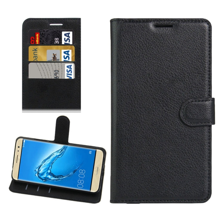 For Huawei nova Plus Litchi Texture Horizontal Flip Leather Case with Holder & Card Slots & Wallet