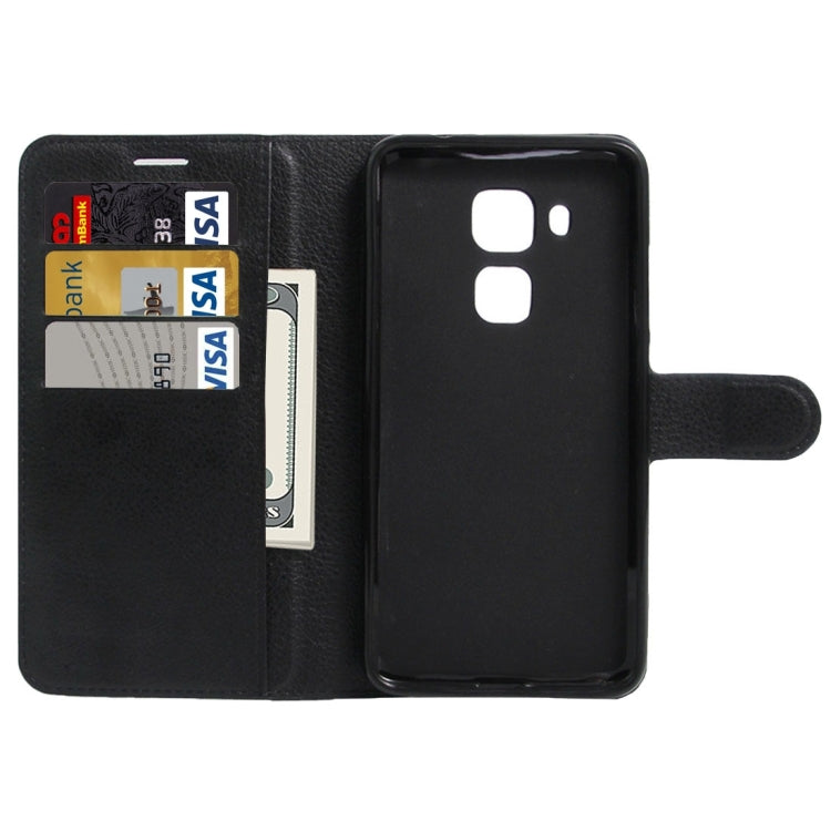 For Huawei nova Plus Litchi Texture Horizontal Flip Leather Case with Holder & Card Slots & Wallet
