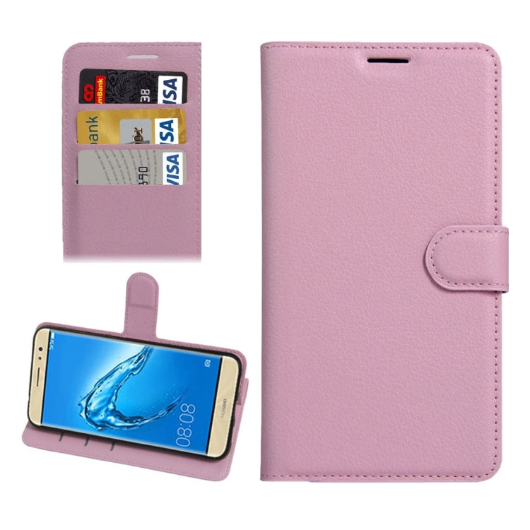 For Huawei nova Plus Litchi Texture Horizontal Flip Leather Case with Holder & Card Slots & Wallet