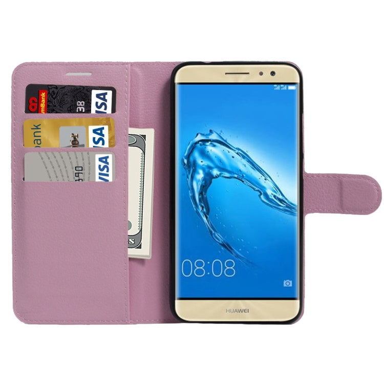 For Huawei nova Plus Litchi Texture Horizontal Flip Leather Case with Holder & Card Slots & Wallet