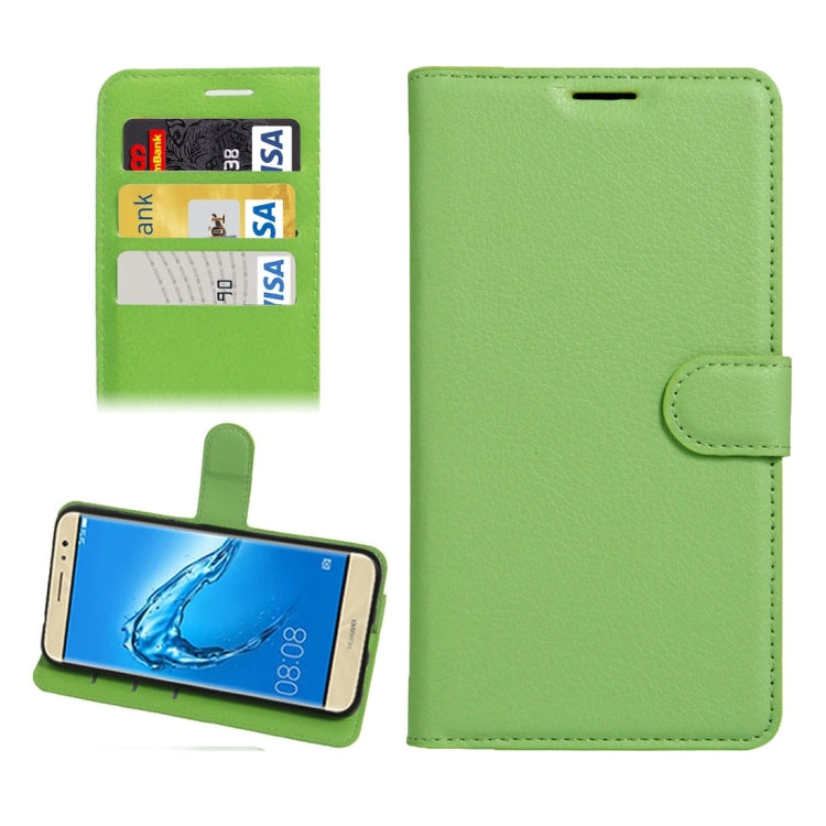 For Huawei nova Plus Litchi Texture Horizontal Flip Leather Case with Holder & Card Slots & Wallet