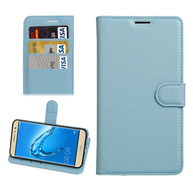 For Huawei nova Plus Litchi Texture Horizontal Flip Leather Case with Holder & Card Slots & Wallet