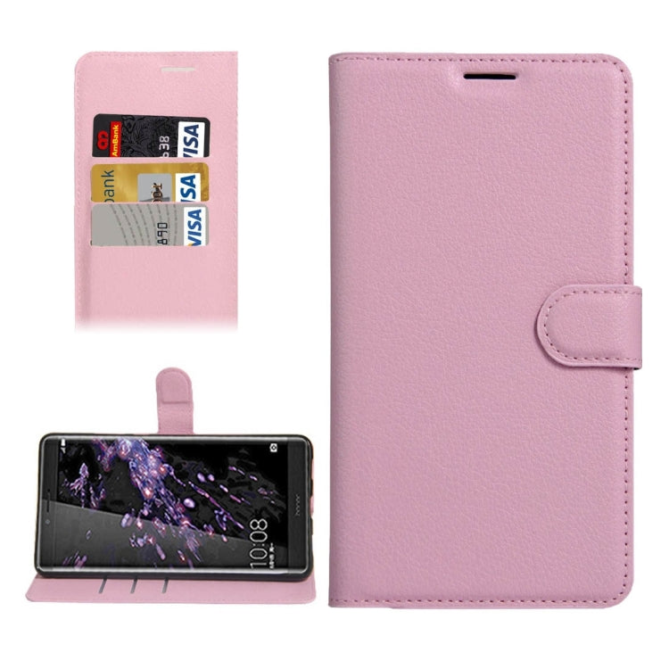 For Huawei Honor NOTE 8 Litchi Texture Horizontal Flip Leather Case with Holder & Card Slots & Wallet