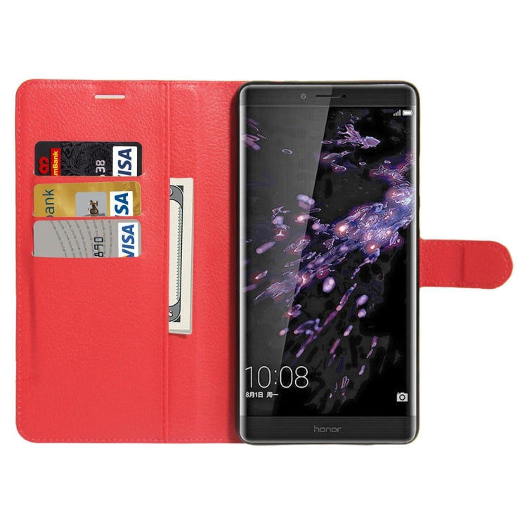 For Huawei Honor NOTE 8 Litchi Texture Horizontal Flip Leather Case with Holder & Card Slots & Wallet