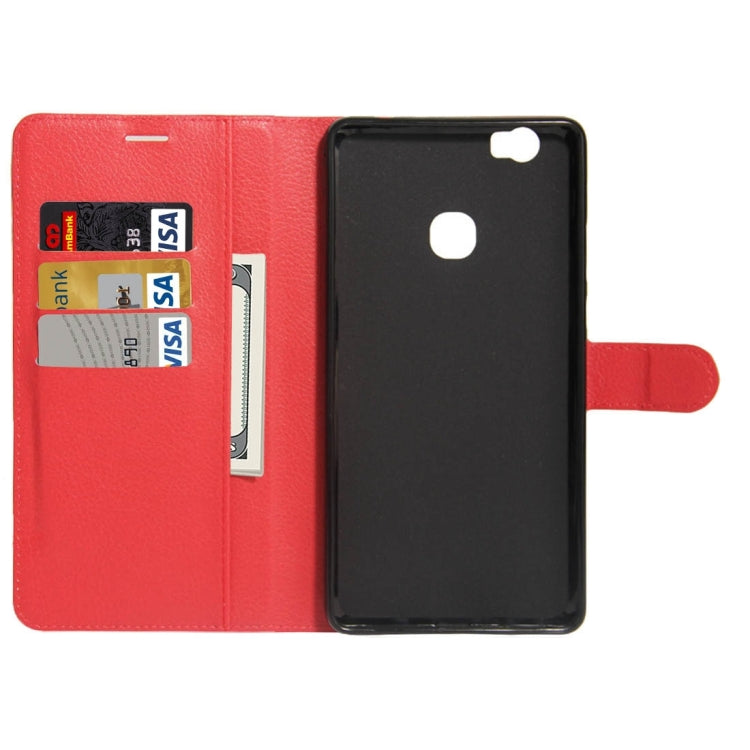 For Huawei Honor NOTE 8 Litchi Texture Horizontal Flip Leather Case with Holder & Card Slots & Wallet