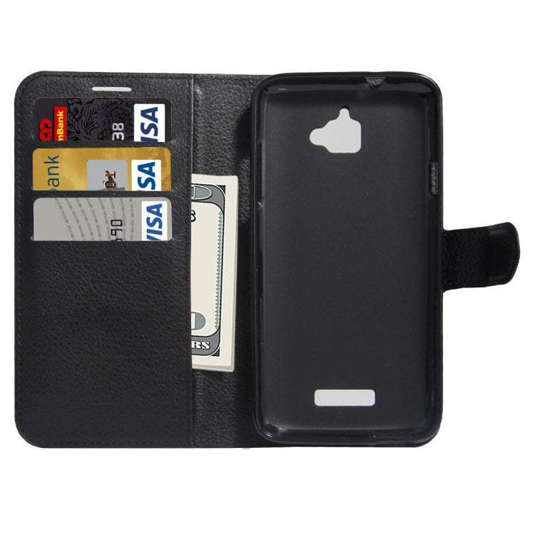 For Coolpad catalyst Litchi Texture Horizontal Flip Leather Case with Holder & Card Slots & Wallet