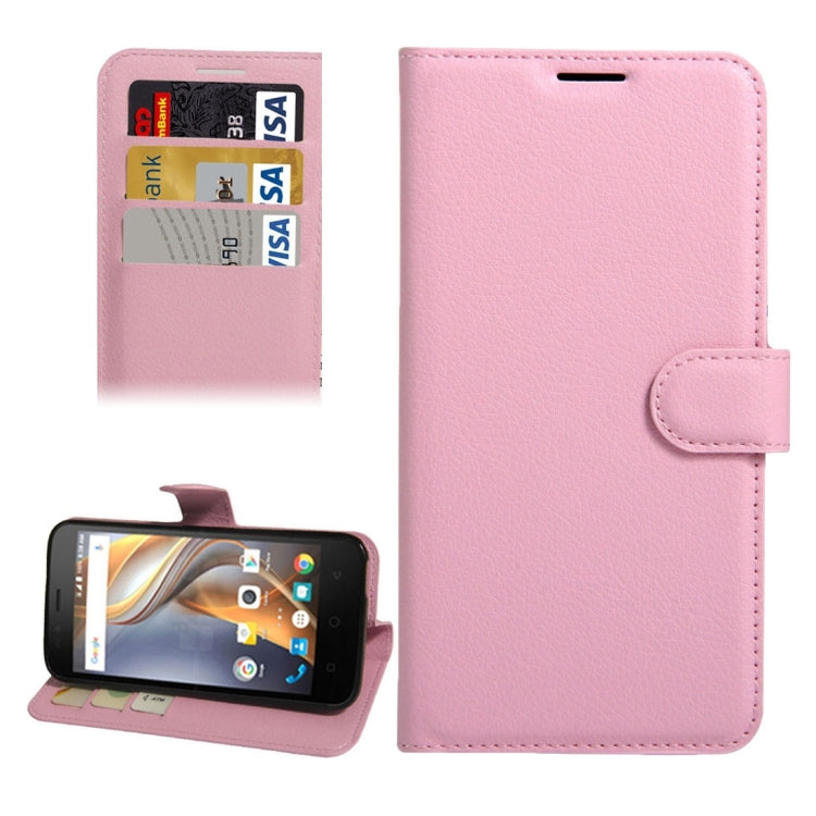 For Coolpad catalyst Litchi Texture Horizontal Flip Leather Case with Holder & Card Slots & Wallet