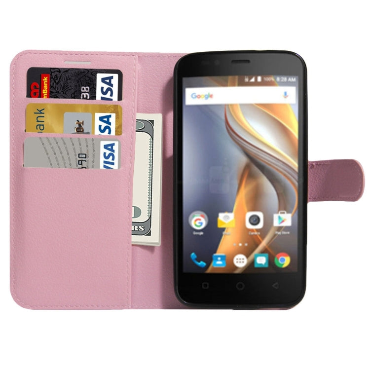 For Coolpad catalyst Litchi Texture Horizontal Flip Leather Case with Holder & Card Slots & Wallet