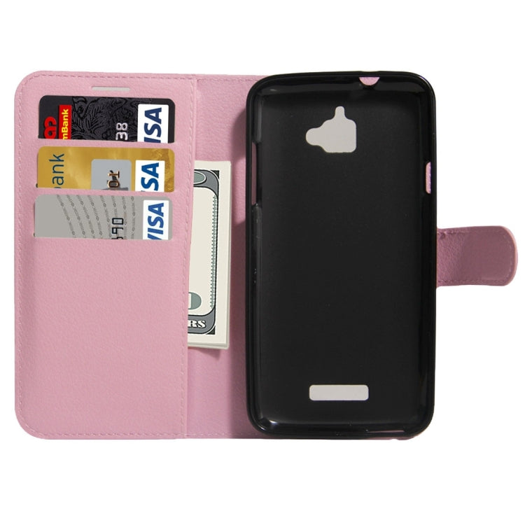 For Coolpad catalyst Litchi Texture Horizontal Flip Leather Case with Holder & Card Slots & Wallet