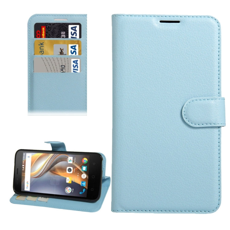 For Coolpad catalyst Litchi Texture Horizontal Flip Leather Case with Holder & Card Slots & Wallet