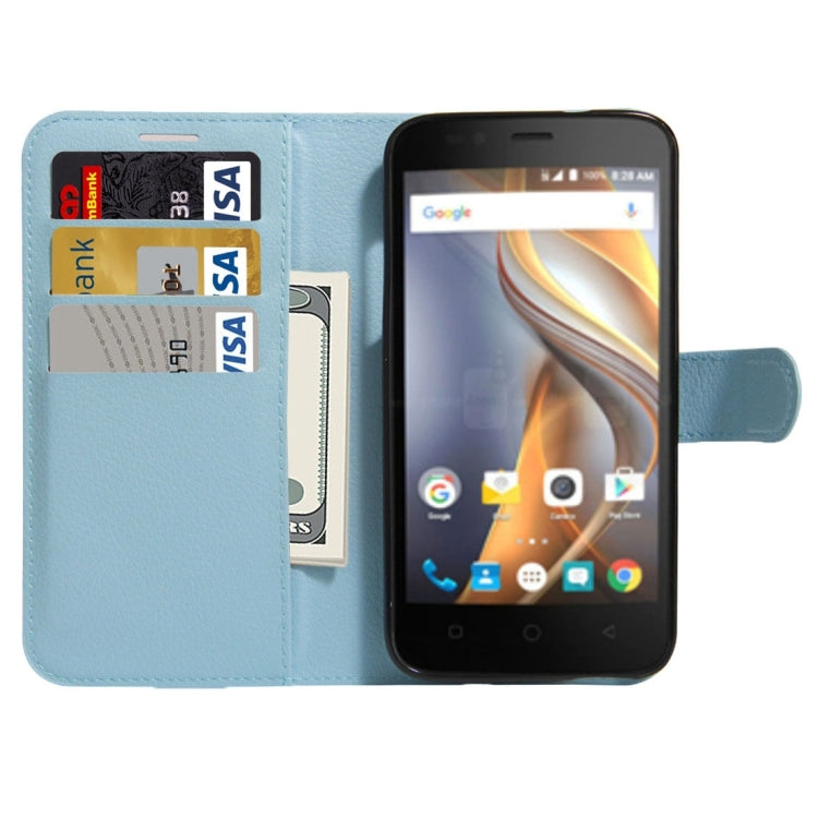 For Coolpad catalyst Litchi Texture Horizontal Flip Leather Case with Holder & Card Slots & Wallet