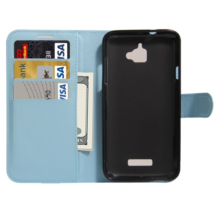 For Coolpad catalyst Litchi Texture Horizontal Flip Leather Case with Holder & Card Slots & Wallet