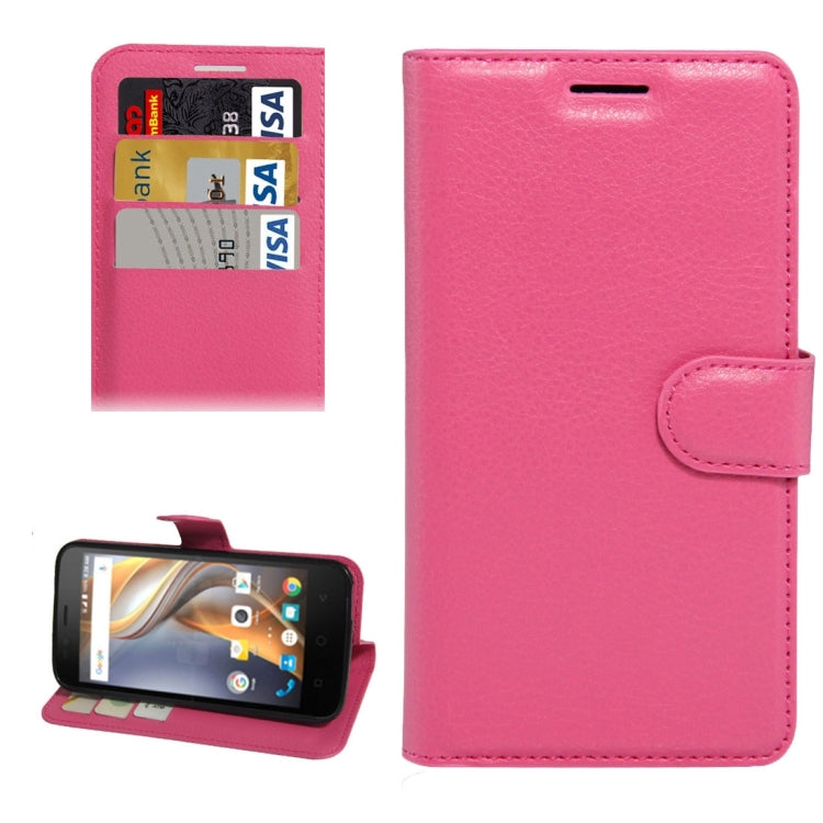 For Coolpad catalyst Litchi Texture Horizontal Flip Leather Case with Holder & Card Slots & Wallet
