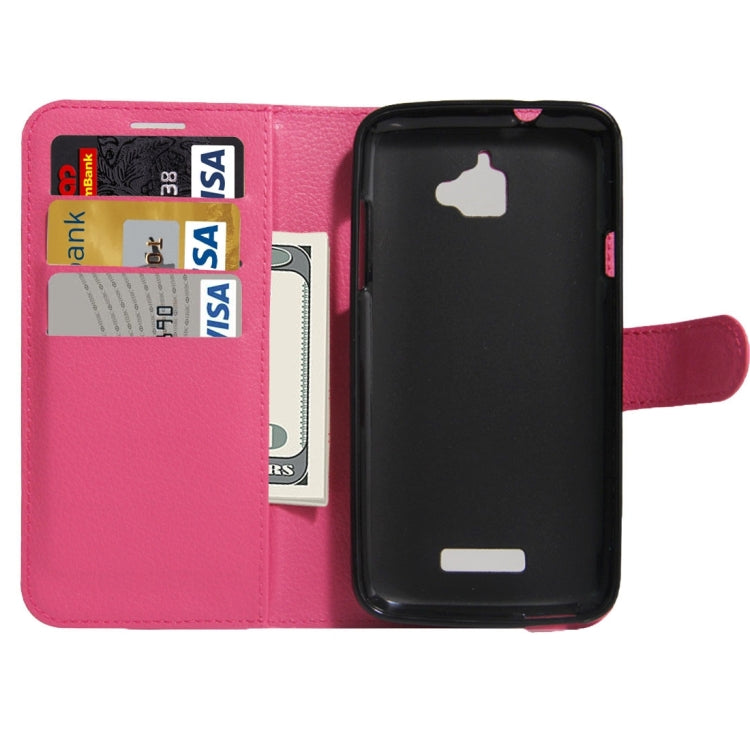 For Coolpad catalyst Litchi Texture Horizontal Flip Leather Case with Holder & Card Slots & Wallet