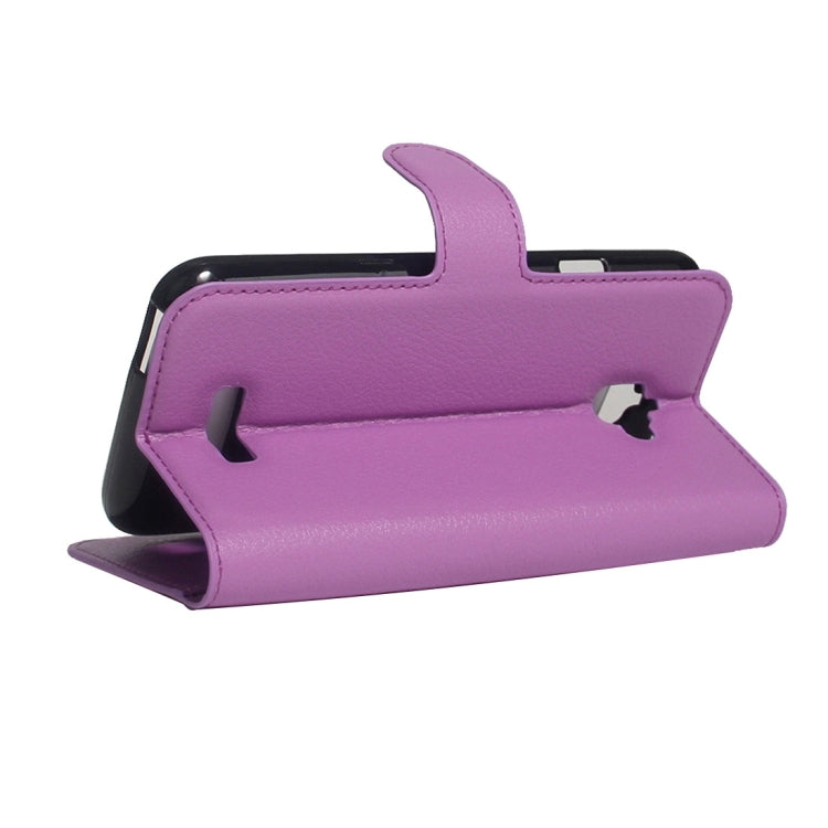 For Coolpad catalyst Litchi Texture Horizontal Flip Leather Case with Holder & Card Slots & Wallet