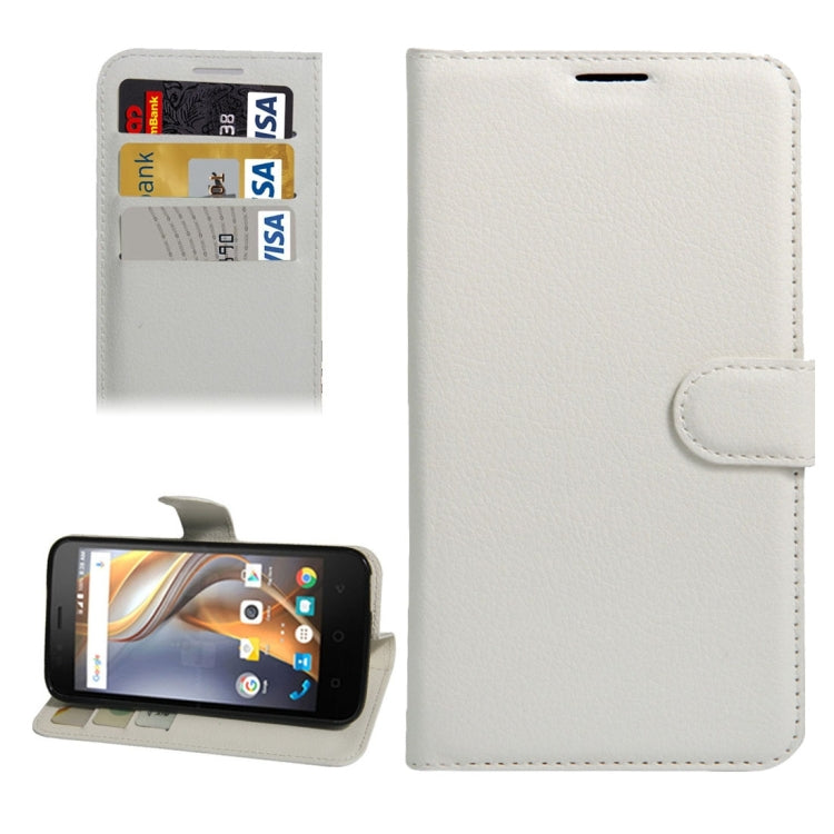 For Coolpad catalyst Litchi Texture Horizontal Flip Leather Case with Holder & Card Slots & Wallet
