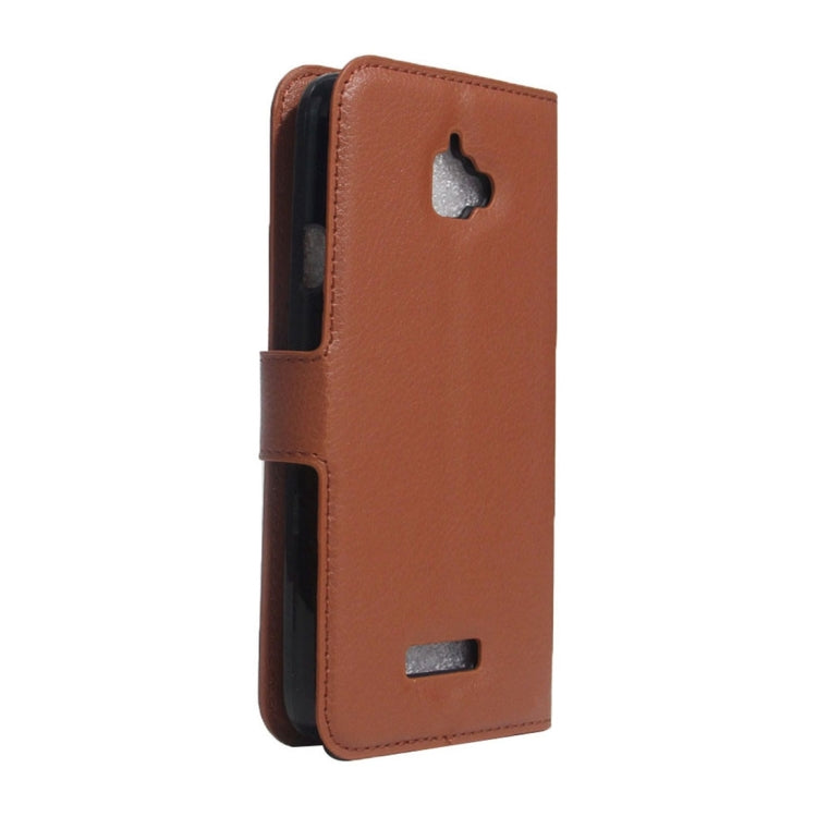 For Coolpad catalyst Litchi Texture Horizontal Flip Leather Case with Holder & Card Slots & Wallet