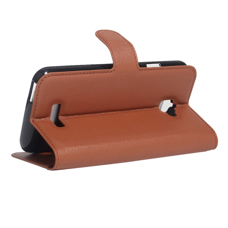 For Coolpad catalyst Litchi Texture Horizontal Flip Leather Case with Holder & Card Slots & Wallet