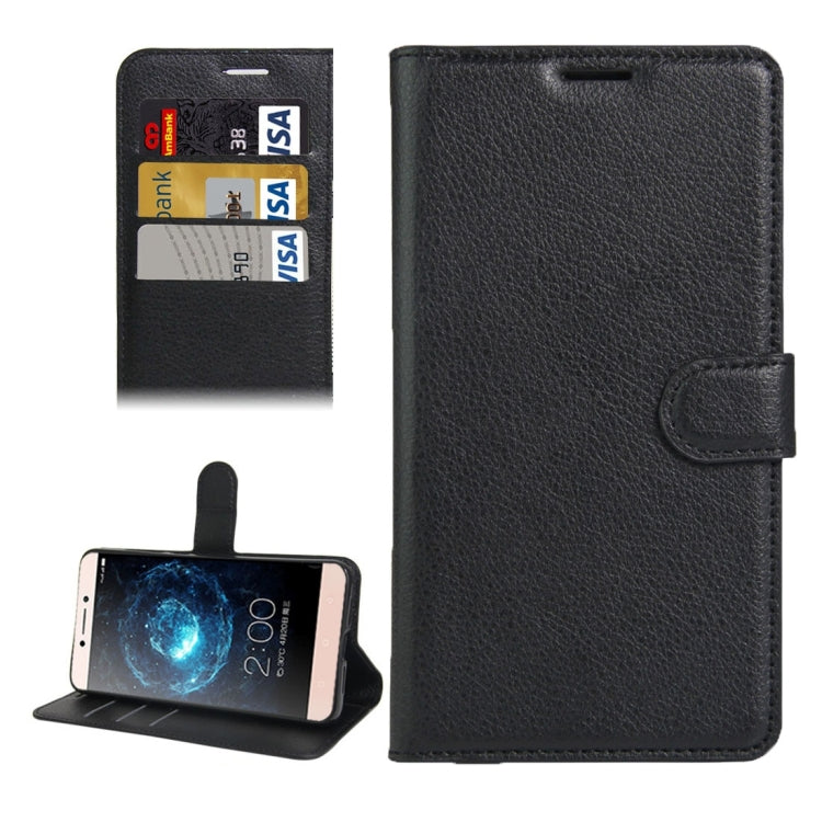 For Letv Le Max 2 Litchi Texture Horizontal Flip Leather Case with Holder & Card Slots & Wallet