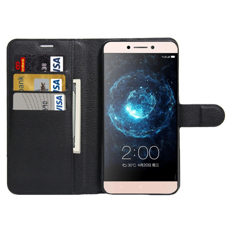 For Letv Le Max 2 Litchi Texture Horizontal Flip Leather Case with Holder & Card Slots & Wallet