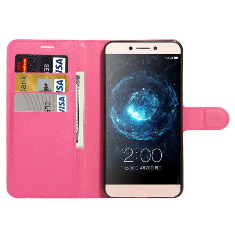 For Letv Le Max 2 Litchi Texture Horizontal Flip Leather Case with Holder & Card Slots & Wallet