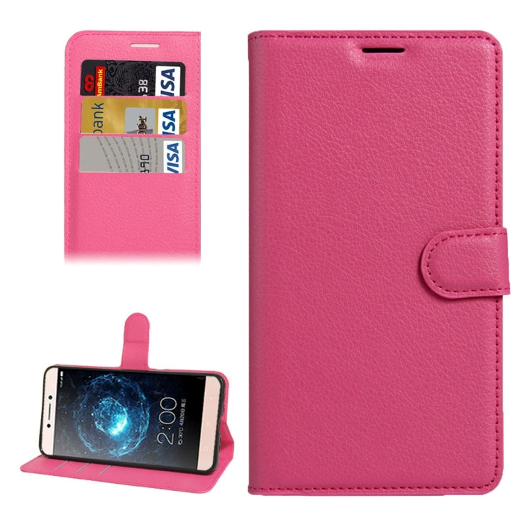 For Letv Le Max 2 Litchi Texture Horizontal Flip Leather Case with Holder & Card Slots & Wallet