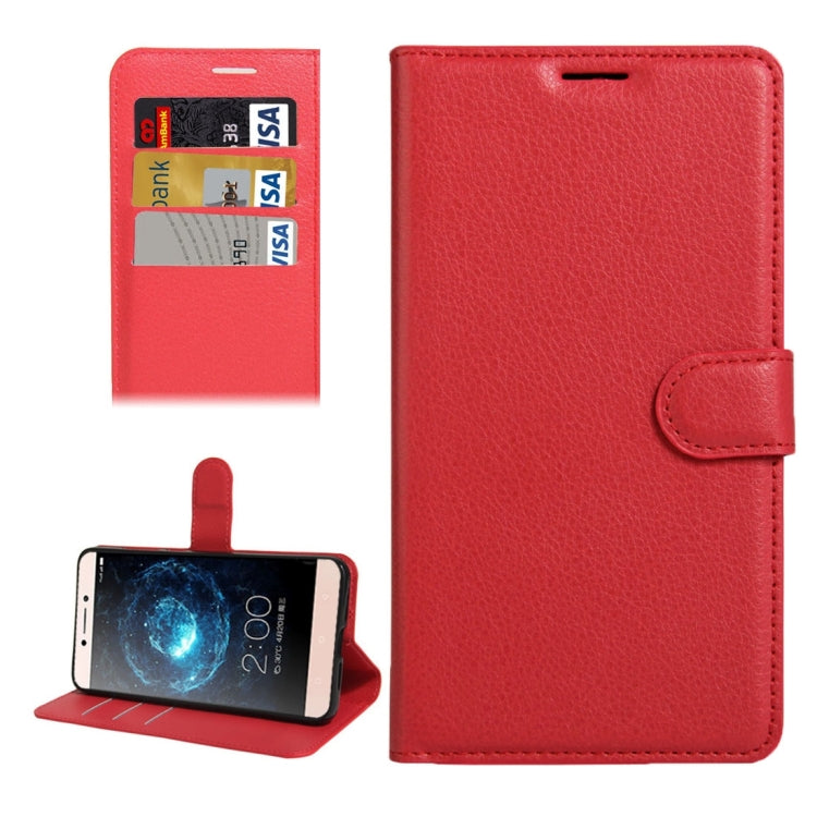For Letv Le Max 2 Litchi Texture Horizontal Flip Leather Case with Holder & Card Slots & Wallet