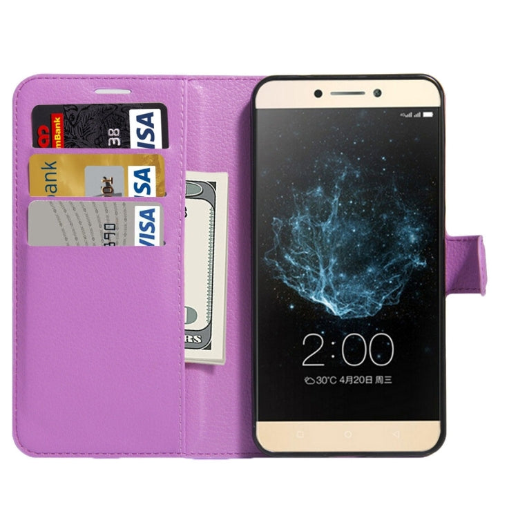 For Letv Le 2 Litchi Texture Horizontal Flip Leather Case with Holder & Card Slots & Wallet