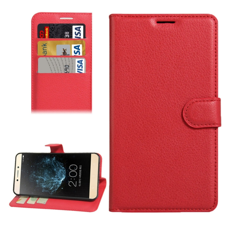 For Letv Le 2 Litchi Texture Horizontal Flip Leather Case with Holder & Card Slots & Wallet