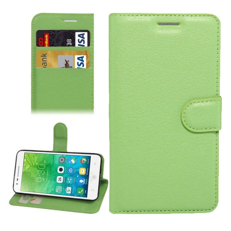 For Lenovo VIBE C2 Texture Horizontal Flip Leather Case with Holder & Card Slots & Wallet