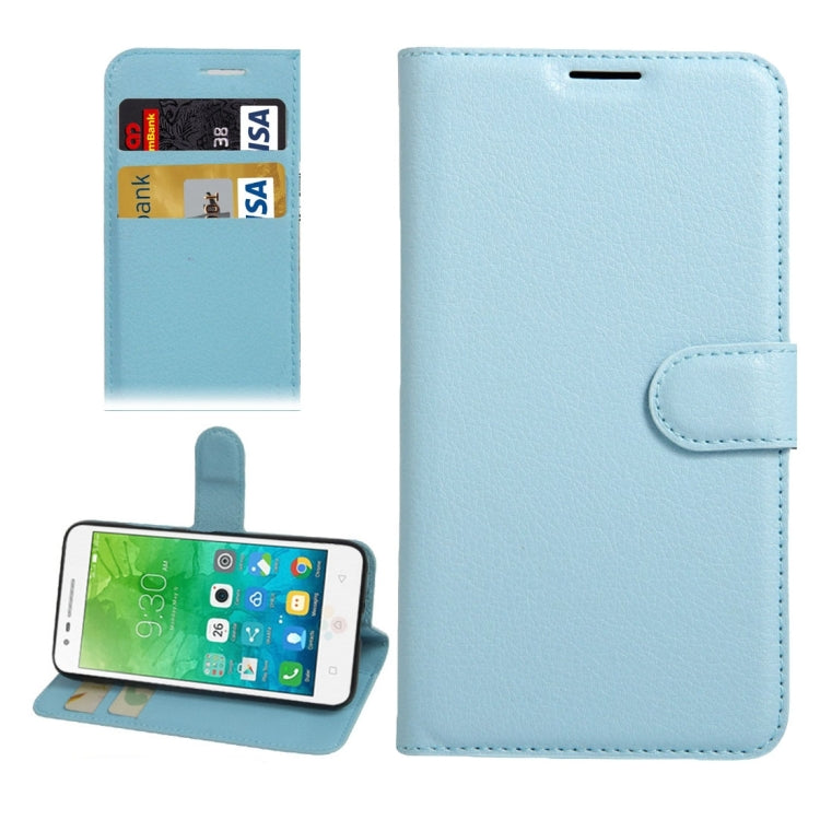 For Lenovo VIBE C2 Texture Horizontal Flip Leather Case with Holder & Card Slots & Wallet
