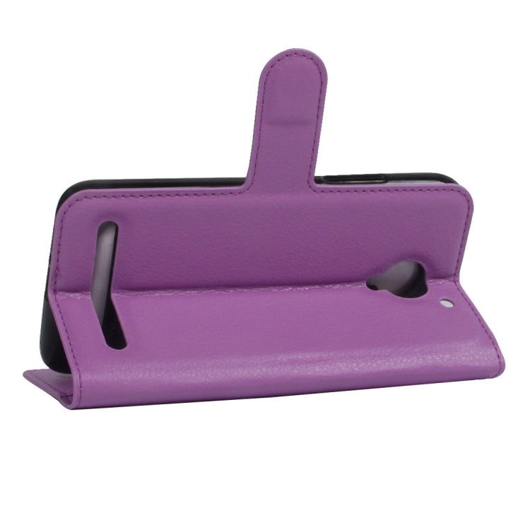 For Lenovo VIBE C2 Texture Horizontal Flip Leather Case with Holder & Card Slots & Wallet