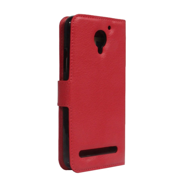 For Lenovo VIBE C2 Texture Horizontal Flip Leather Case with Holder & Card Slots & Wallet