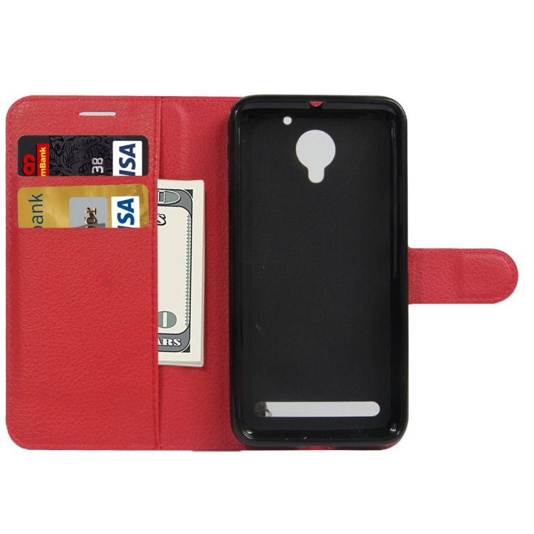 For Lenovo VIBE C2 Texture Horizontal Flip Leather Case with Holder & Card Slots & Wallet