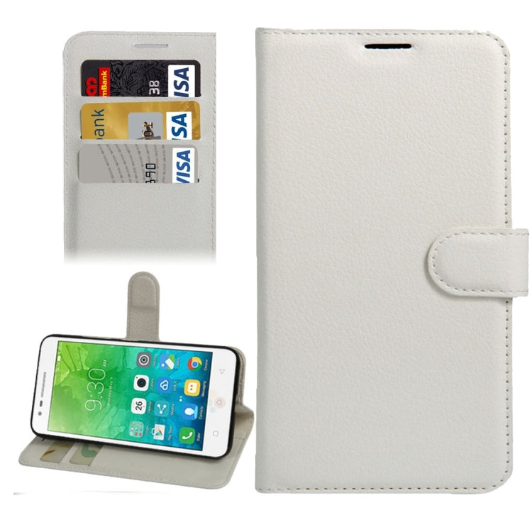 For Lenovo VIBE C2 Texture Horizontal Flip Leather Case with Holder & Card Slots & Wallet