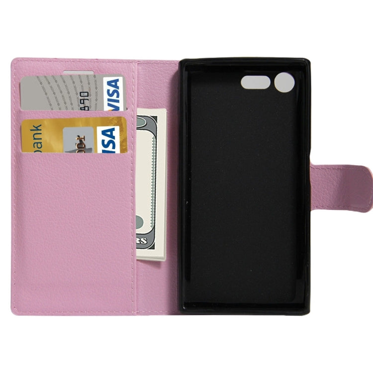 For Sony Xperia X Compact Texture Horizontal Flip Leather Case with Holder & Card Slots & Wallet