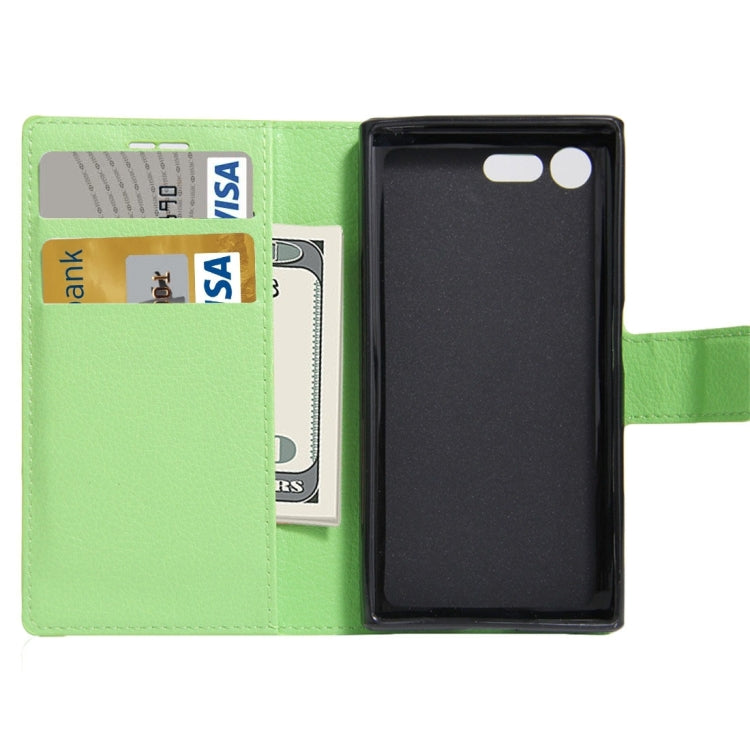 For Sony Xperia X Compact Texture Horizontal Flip Leather Case with Holder & Card Slots & Wallet